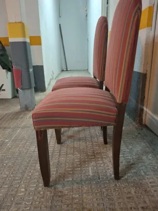 Juego 6 sillas comedor clásicas