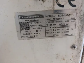 Lote motores cámaras frigoríficas.