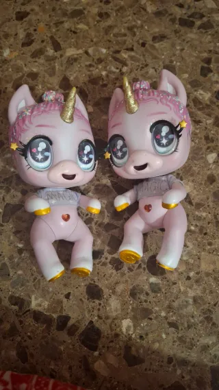 2 Unicornios Glitter Baby