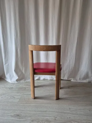 Silla vintage de madera