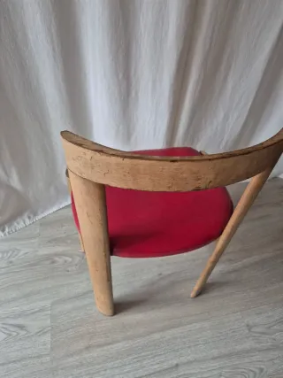 Silla vintage de madera