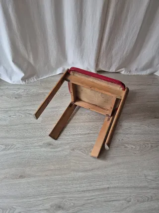 Silla vintage de madera