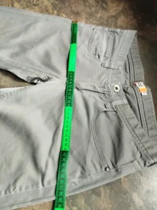 Vaqueros Roxy Rectos Gris bordados Y2K