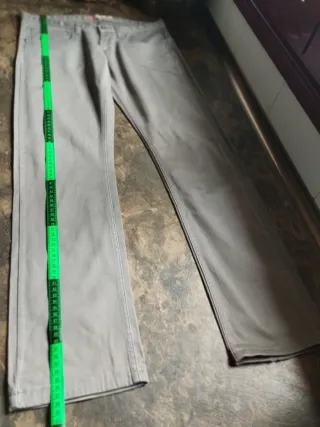 Vaqueros Roxy Rectos Gris bordados Y2K