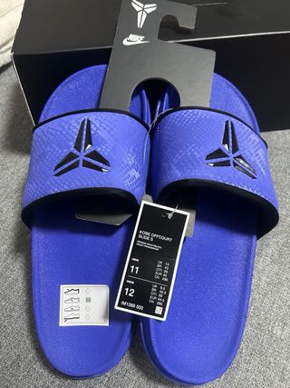 Sandalias Nike Kobe Bryant Azul/Morado Talla 45