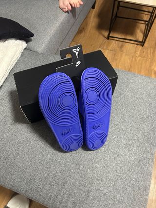 Sandalias Nike Kobe Bryant Azul/Morado Talla 45