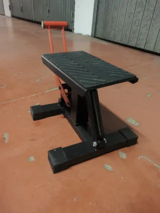 Elevador Soporte Moto Negro Naranja