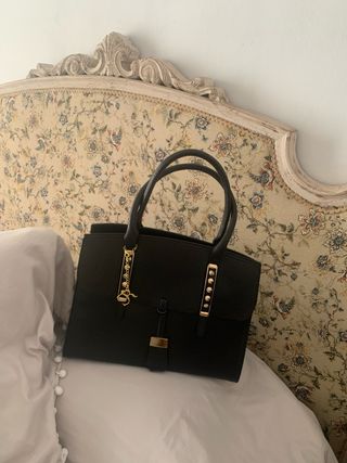 Bolso de piel negro sin estrenar