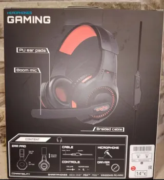 Auscultadores Gaming Lefties EVS