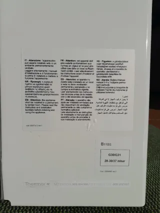 Termo de gas butano Thermor