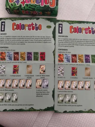 Coloretto, juego de mesa de cartas