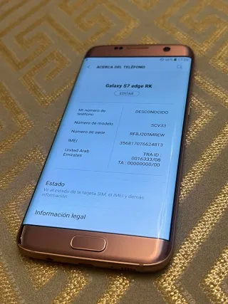 Samsung Galaxy S7 Edge Dorado/Rosa 4GLTE