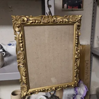 Cornice antica dorata barocca