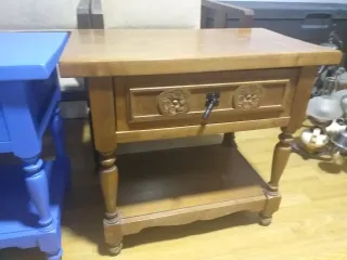 Mesitas de noche de madera (2 unidades)