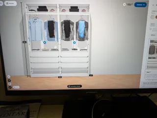 Armario PAX Ikea 2x240x38 Blanco