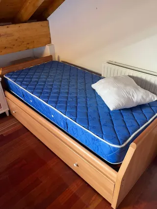 Cama nido doble con colchones