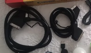 Todo 6€ cables ethernet, euroconectores,y antena.