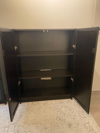 Estantería Ikea Billy Oxberg Negra