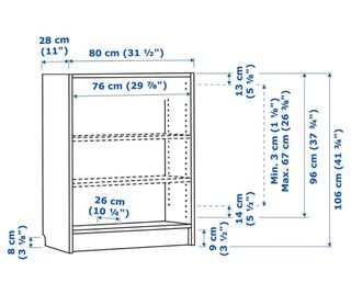 Estantería Ikea Billy Oxberg Negra