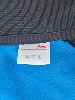 Chaqueta Li-Ning Negra y Azul Talla L