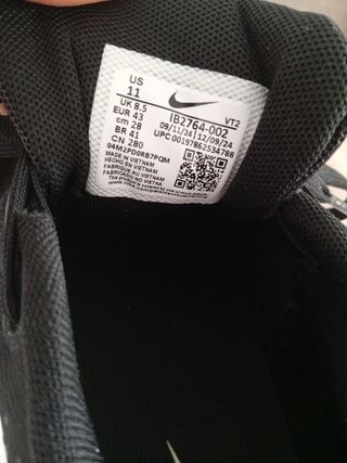 Nike Air Zoom Talla 43 Negro/Amarillo