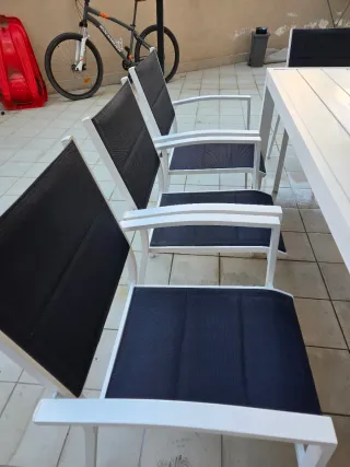 Mesa y 8 Sillas Terraza/Jardín