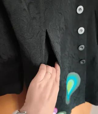 Abrigo Desigual Negro SOLO ENVIO