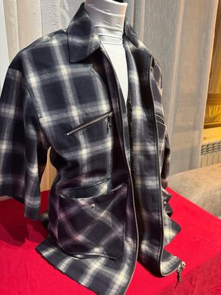 Sobrecamisa cuadros Bershka