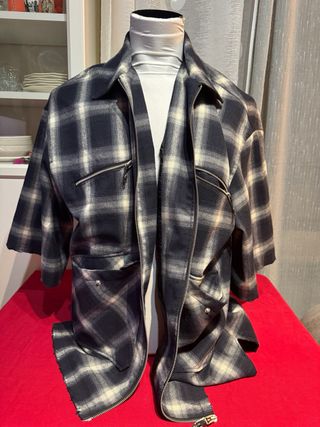 Sobrecamisa cuadros Bershka