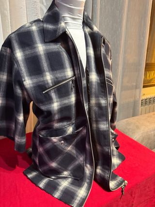 Sobrecamisa cuadros Bershka