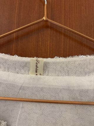 Chaqueta Lentejuelas Plateada Talla L