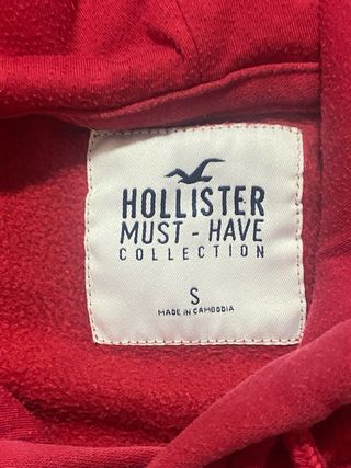 Sudadera Hollister Roja