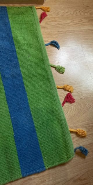 2 alfombras multicolor ikea