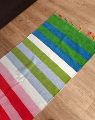 2 alfombras multicolor ikea