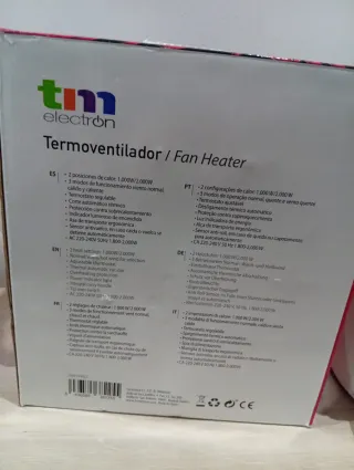 Calefactor TM Electron 2000W