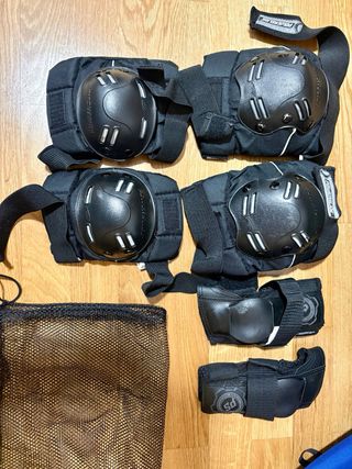 Pack completo patines en línea + protecciones
