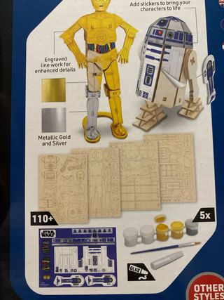 Star Wars C-3PO & R2-D2 Kits de Modelos 3D