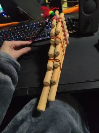 Zampoña Flauta de Pan Bambú Peruana