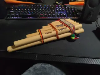 Zampoña Flauta de Pan Bambú Peruana