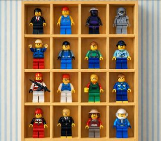 Estantería madera LEGO/PLAYMOBIL