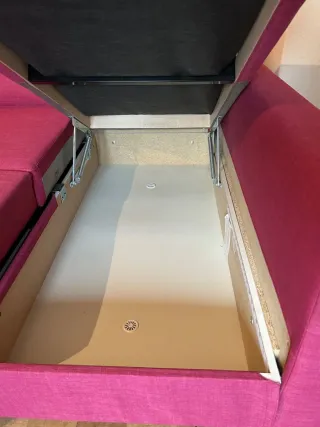 Sofá con transporte