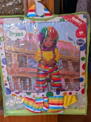 Disfraz pallaso bebé 12/24 meses