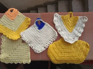 Presine da cucina fatte a mano.