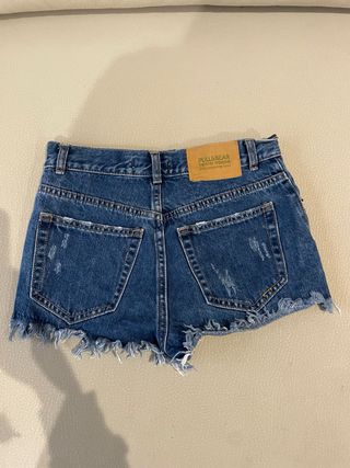 Pull&Bear Shorts Vaqueros Rotos