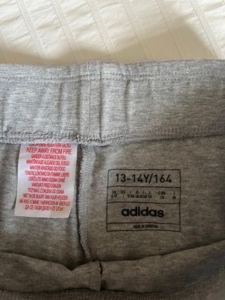 Mallas Adidas Gris Talla 13/14