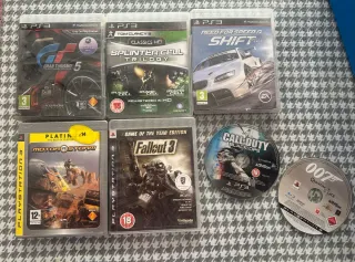 Consola PS3 Sony Negra + Juegos