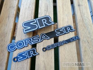 Pack Insignias Opel Corsa A SR MK1. Emblema Opel