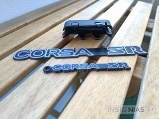 Pack Insignias Opel Corsa A SR MK1. Emblema Opel