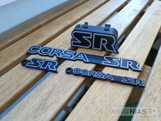 Pack Insignias Opel Corsa A SR MK1. Emblema Opel