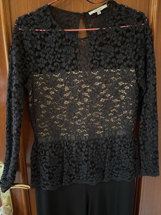 Mono negro encaje El Corte Inglés T38